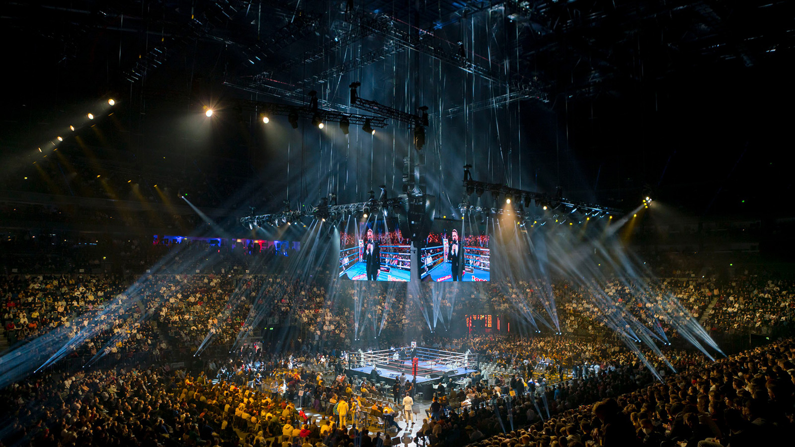PRG setzt für „The Great Fight Night“ in der Kölner Lanxess Arena auf GLP